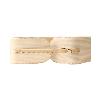 Ceinture Zebra Sable Beige