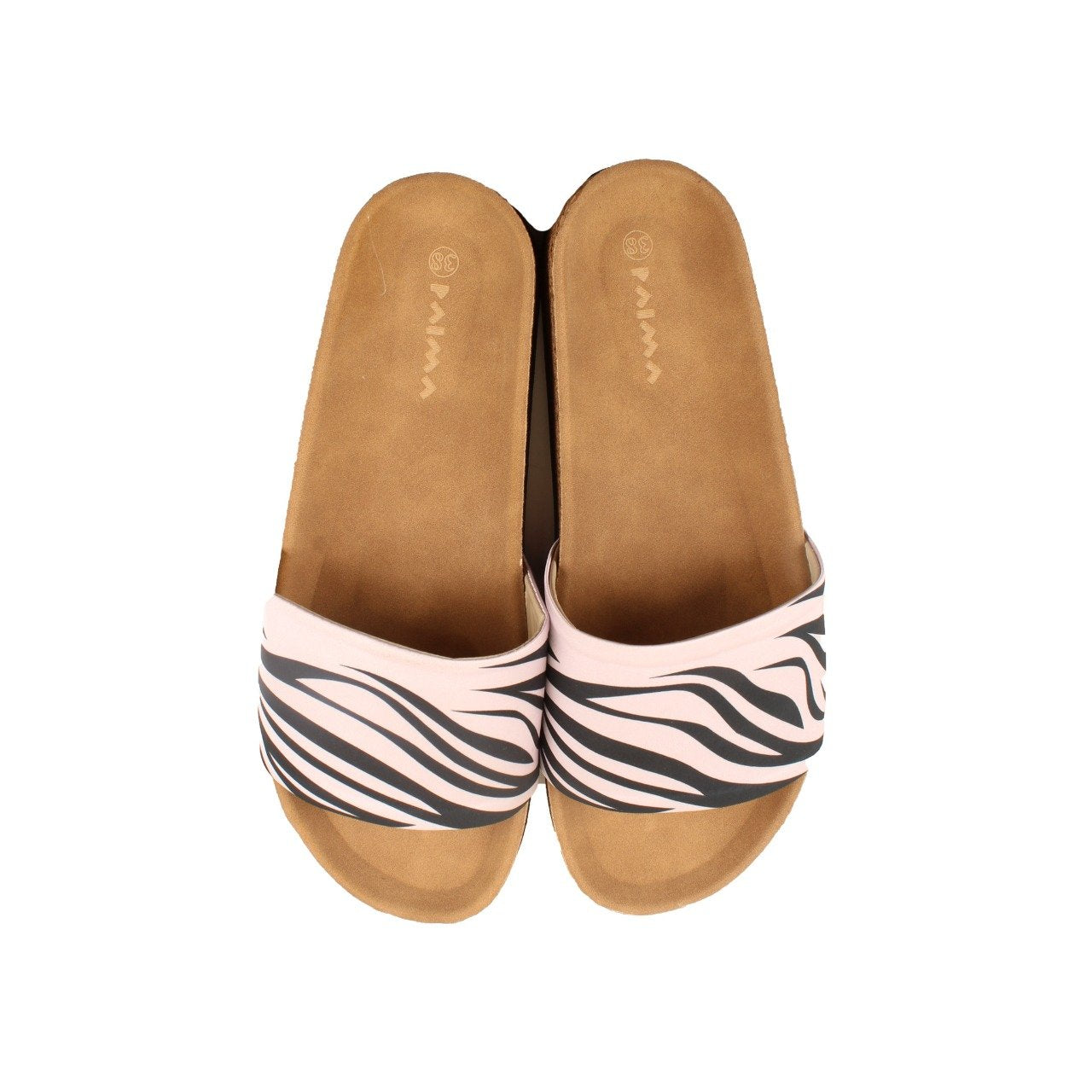 Zebra Slides Preto X Lavanda