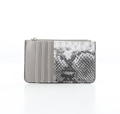 Tarjetero gris SnakeSkin