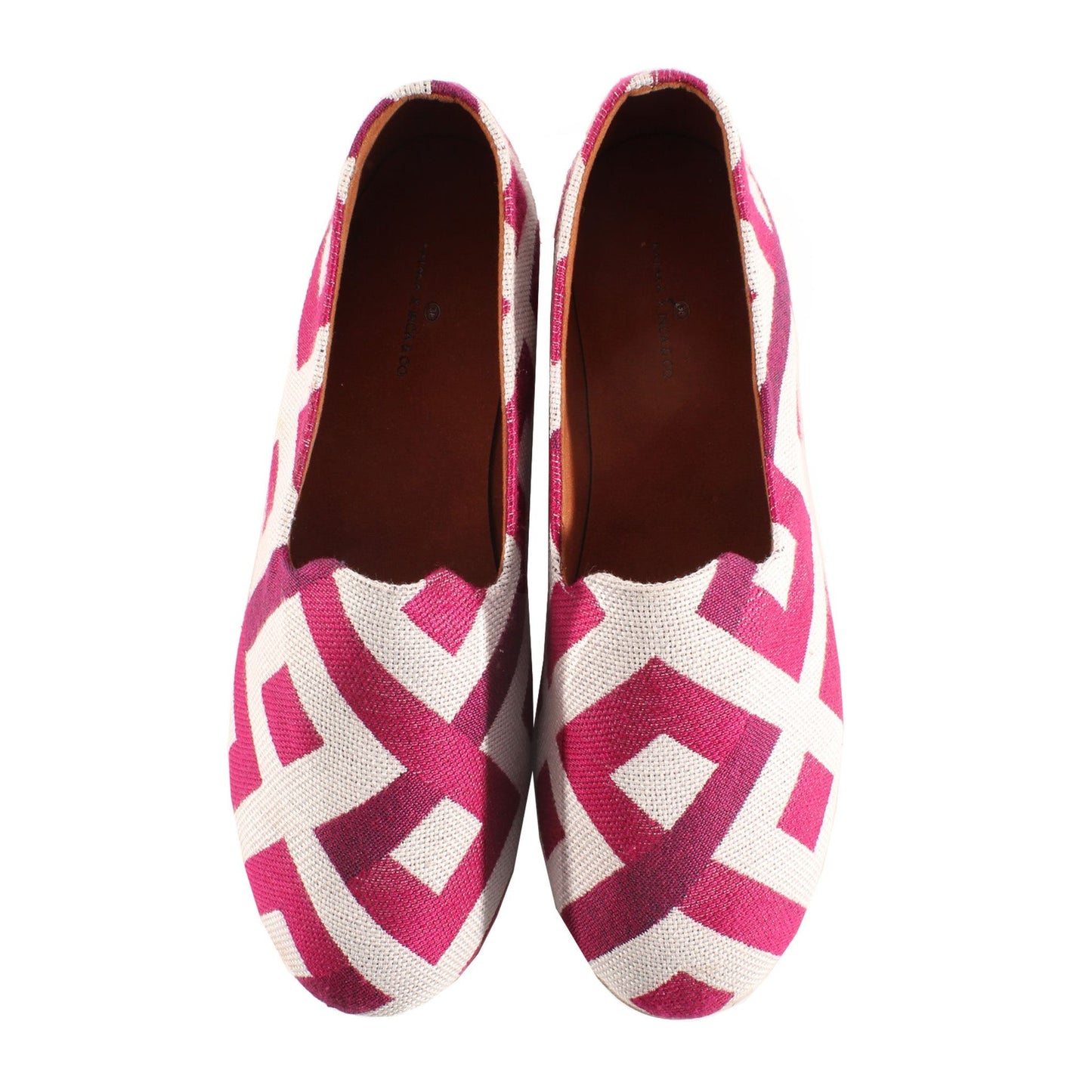 ESPADRILLAS INCA X PALMA ROSA GEOMETRICO