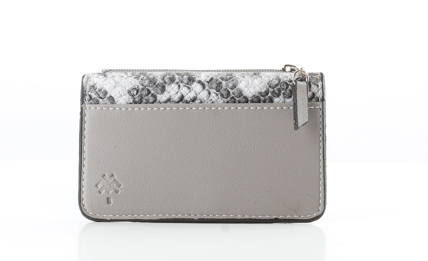 Tarjetero gris SnakeSkin