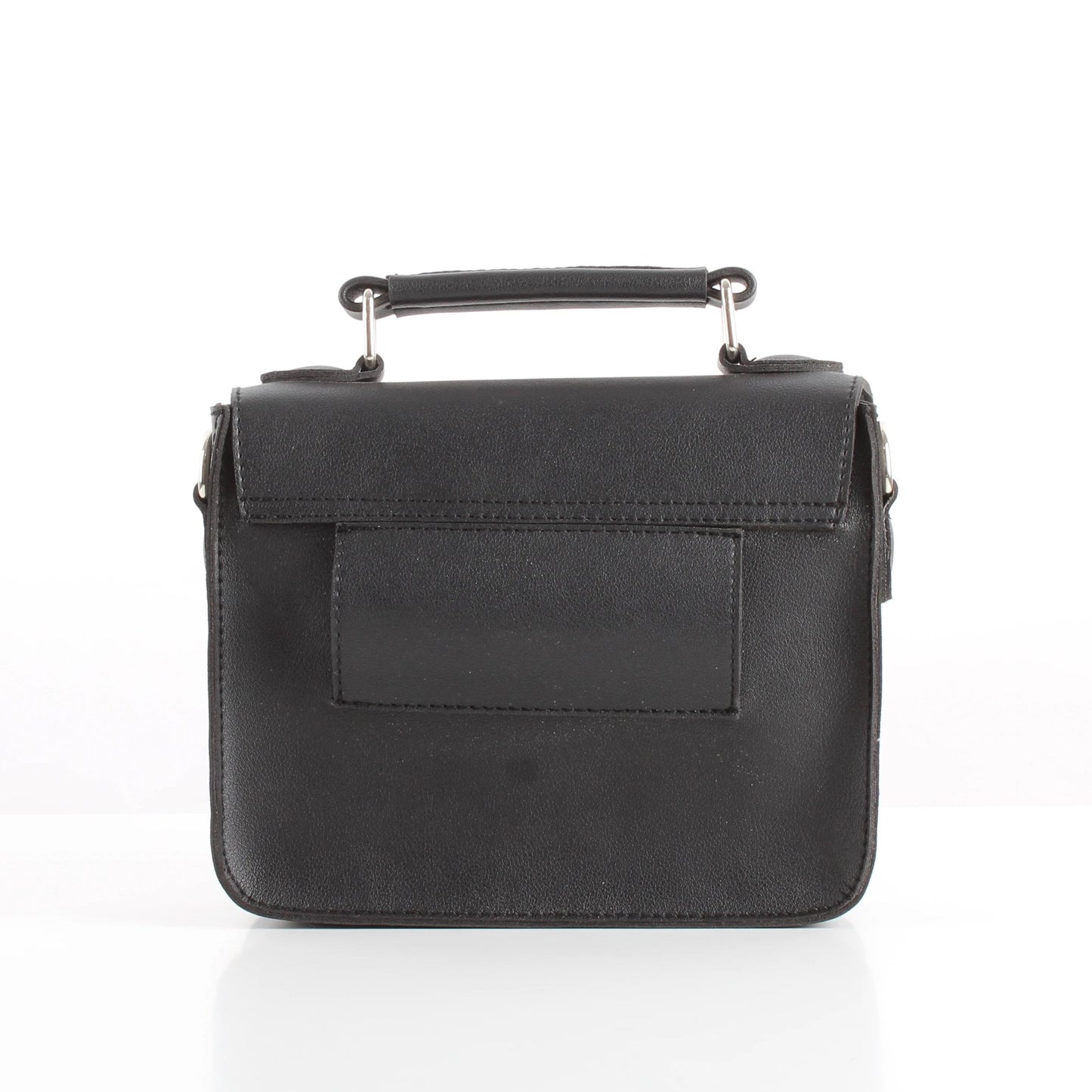 Schwarze Mini-Satchel