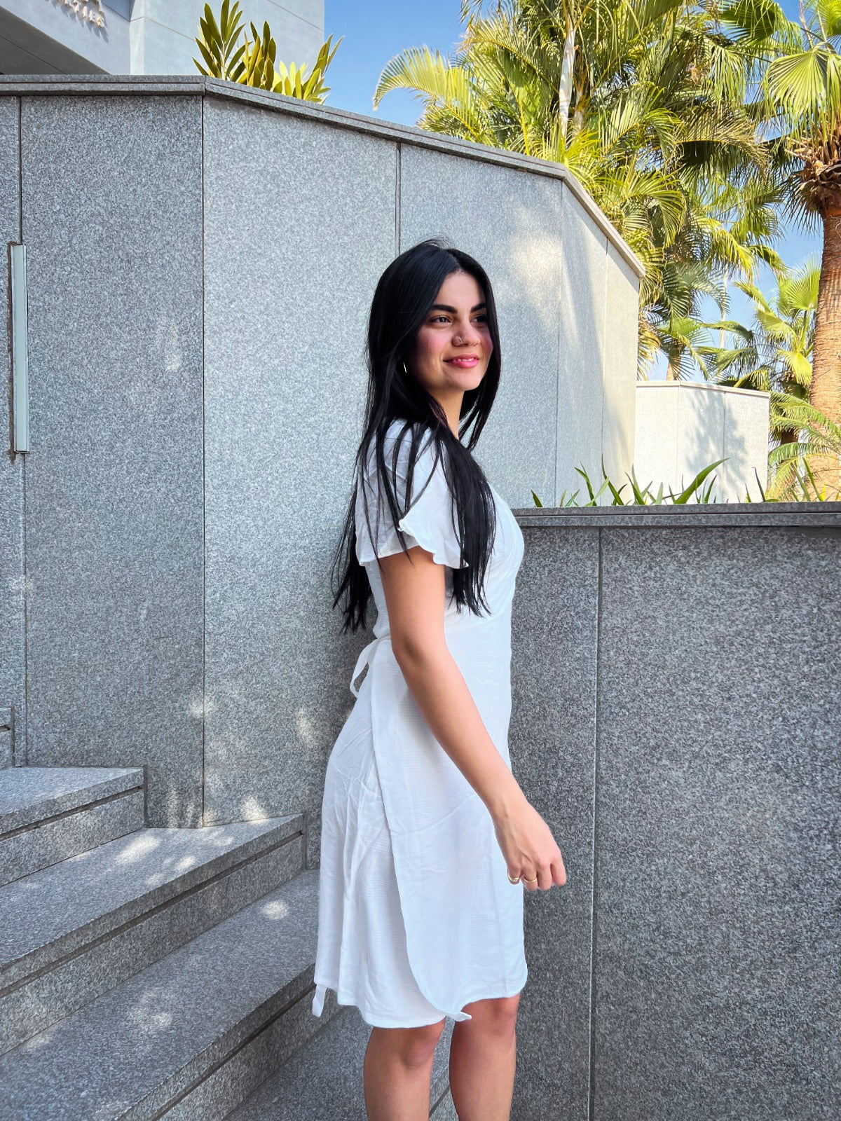 Envolva o Midi Dress Cream