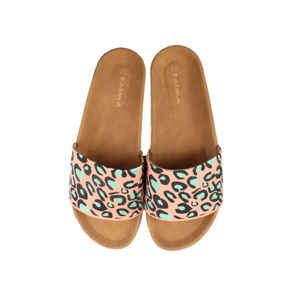 Chanclas Leopardo Azul Cielo x Rosa