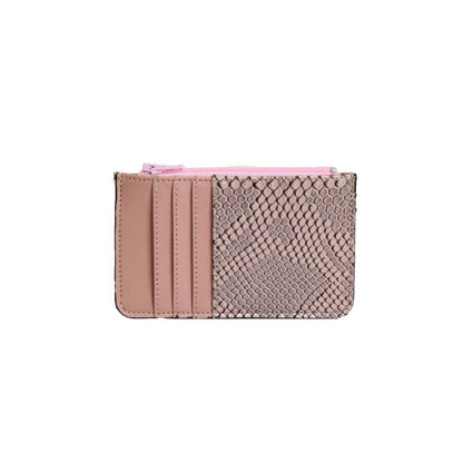 Pink SnakeSkin Card Holder