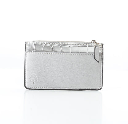 Silver SnakeSkin Card Holder