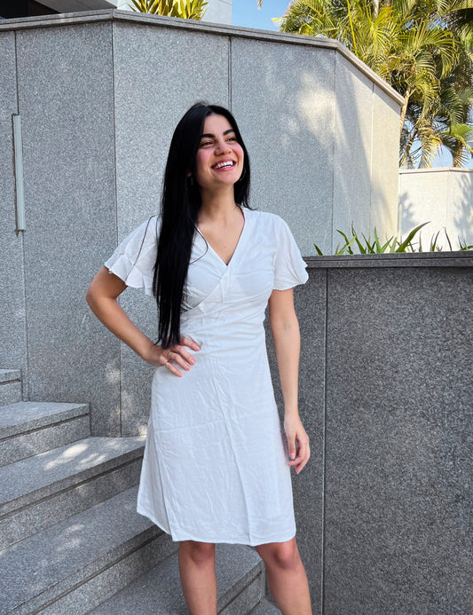 Envolva o Midi Dress Cream